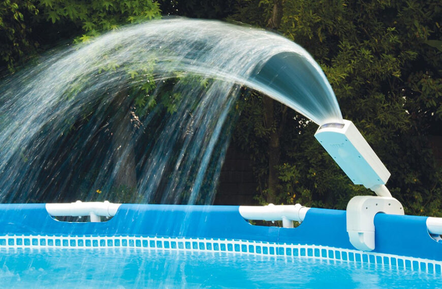 abbellire una piscina fuori terra